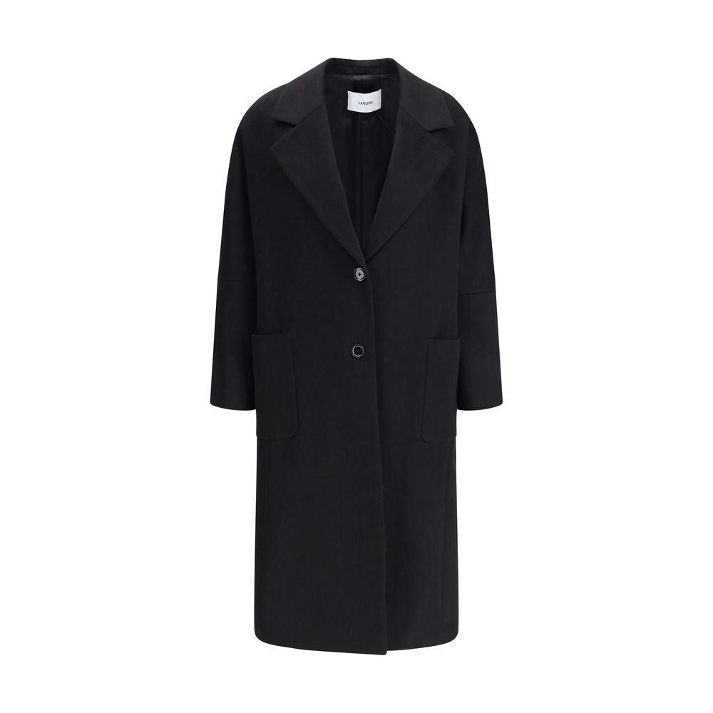 Lardini Black Cashmere Coat