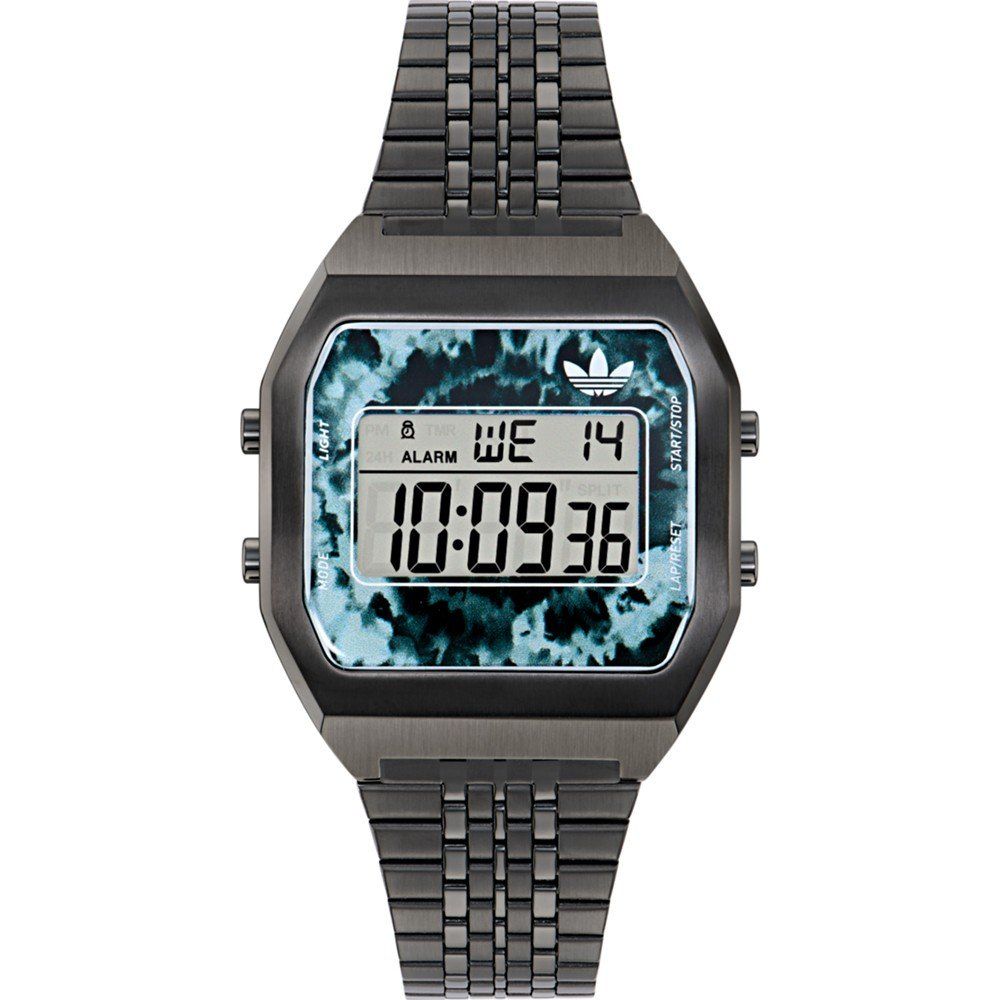 Adidas Black Stainless Steel Digital Watch