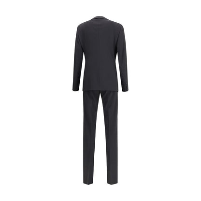 Giorgio Armani Black Fleece Wool Tuxedo