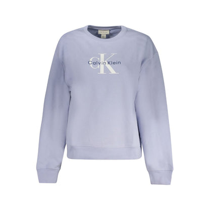 Calvin Klein Purple Cotton Sweatshirt
