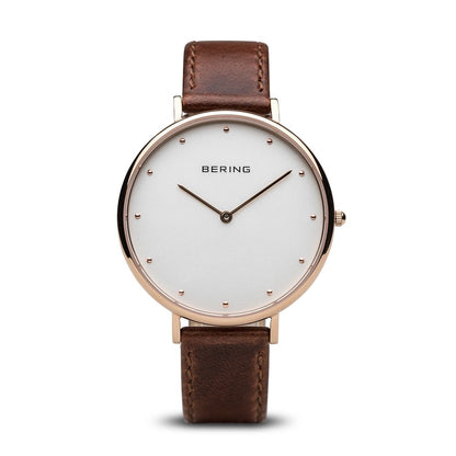 BERING Brown Fur Dress Watch
