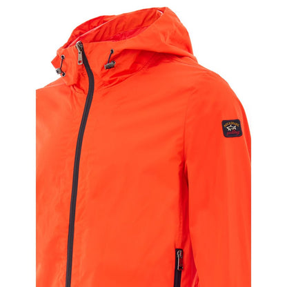 Paul & Shark Orange Polyester Shell Jacket