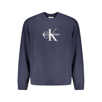 Calvin Klein Blue Cotton Men Sweater