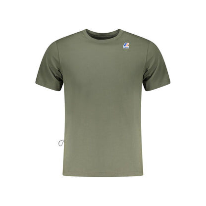 K-WAY Green Cotton Men T-Shirt