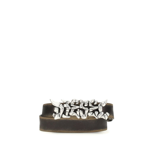 Diesel Brown Calf Leather Bos Taurus Regular Belt