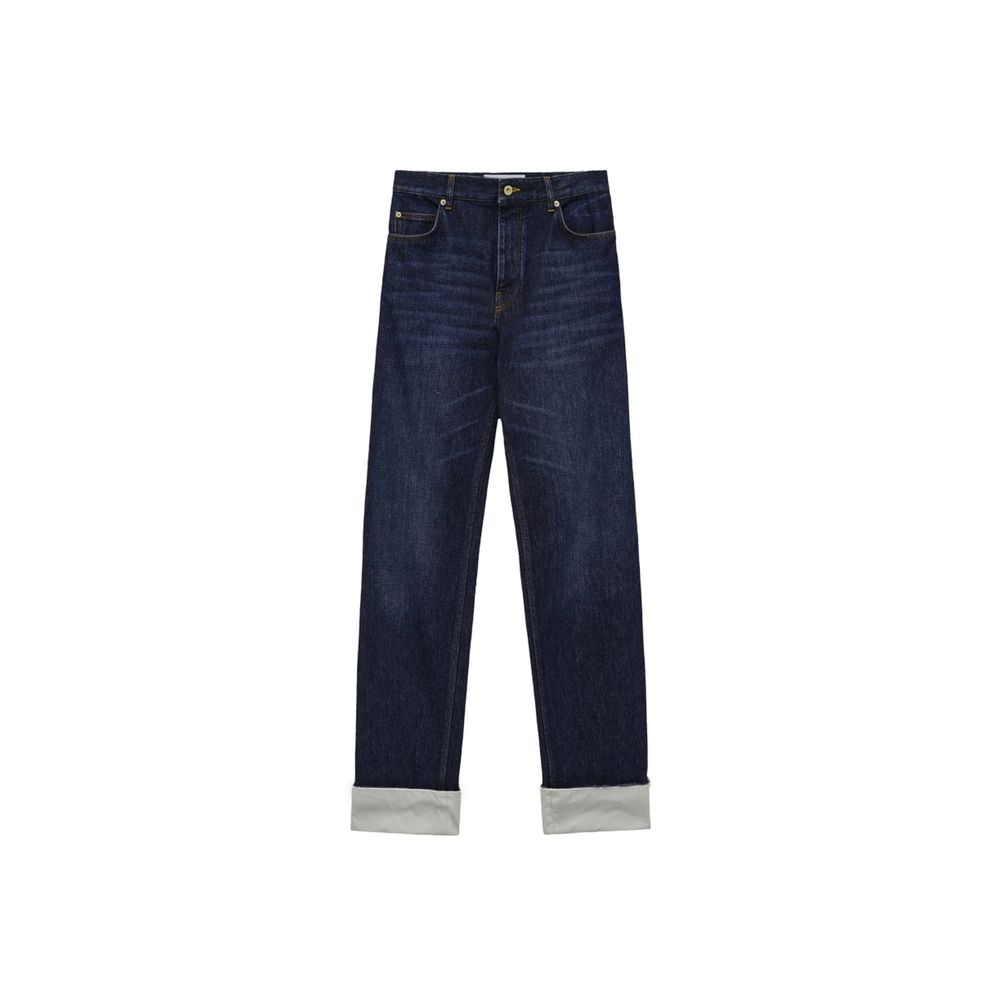 Loewe Blue Cotton Jeans Denim