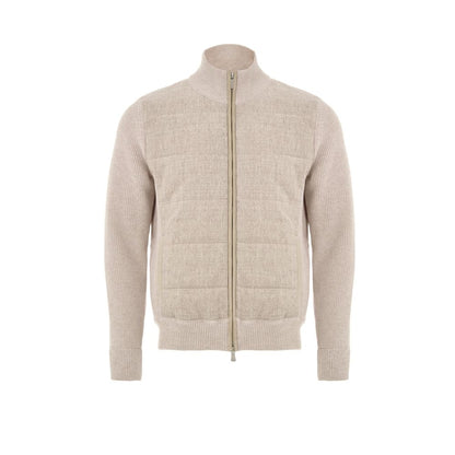 Gran Sasso Beige Wool Bomber