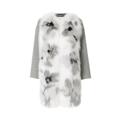 Fendi Gray Cashmere Coat