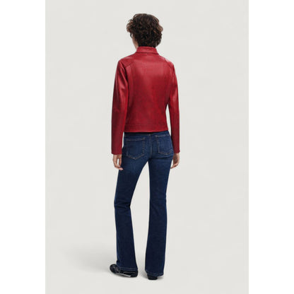 Desigual Red Polyester Bomber