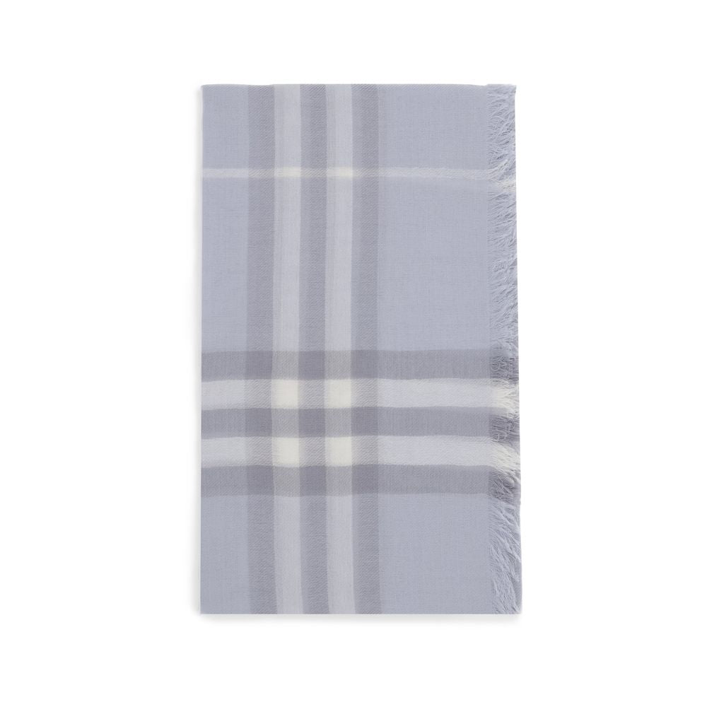 Burberry Blue Wool Scarf