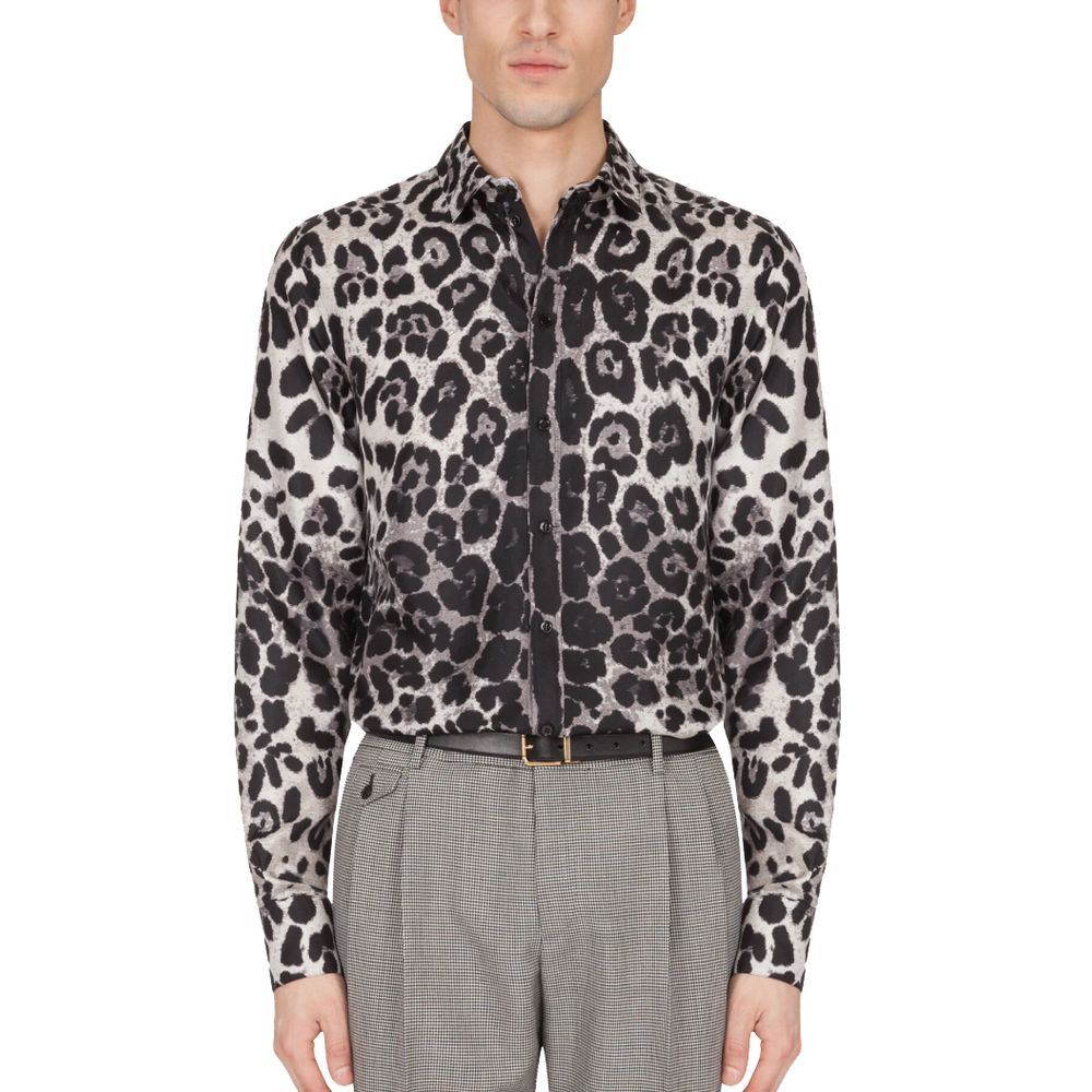 Dolce & Gabbana Black Silk Shirt