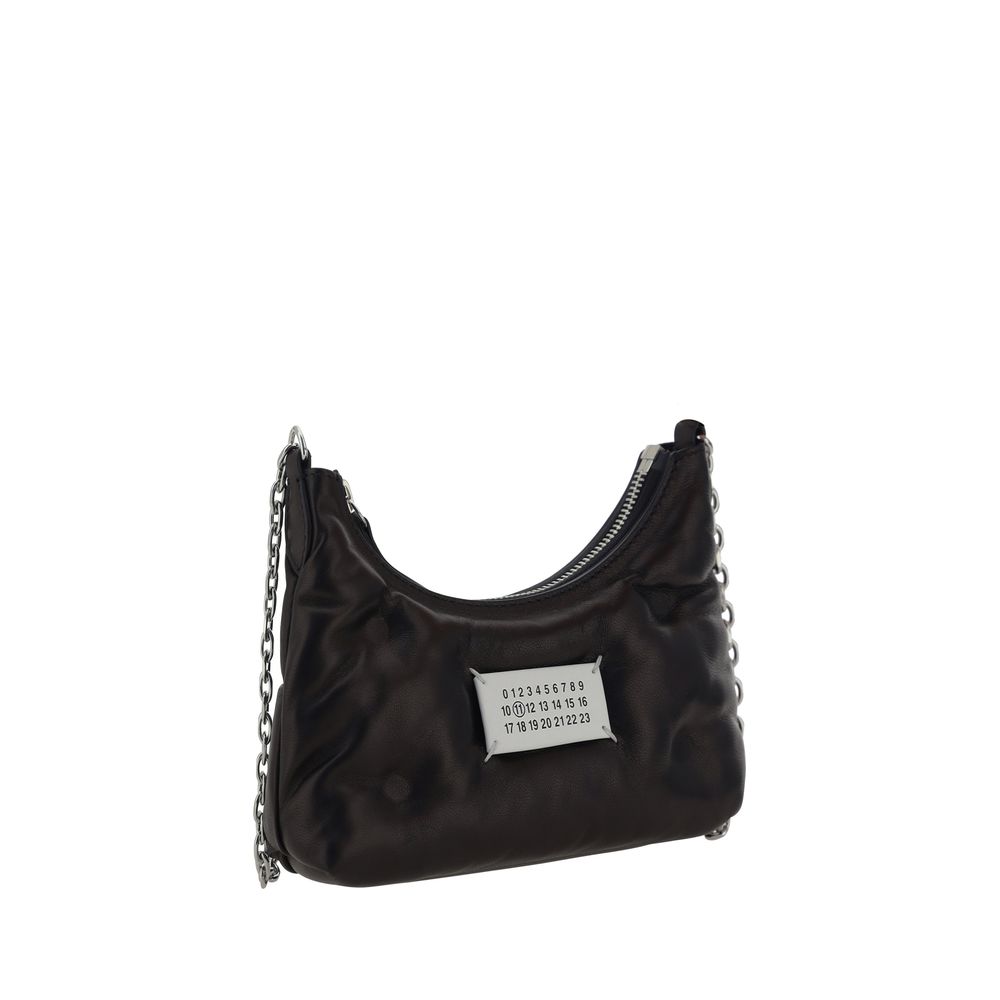 Maison Margiela Black Calf Leather Bos Taurus Shoulder Bag