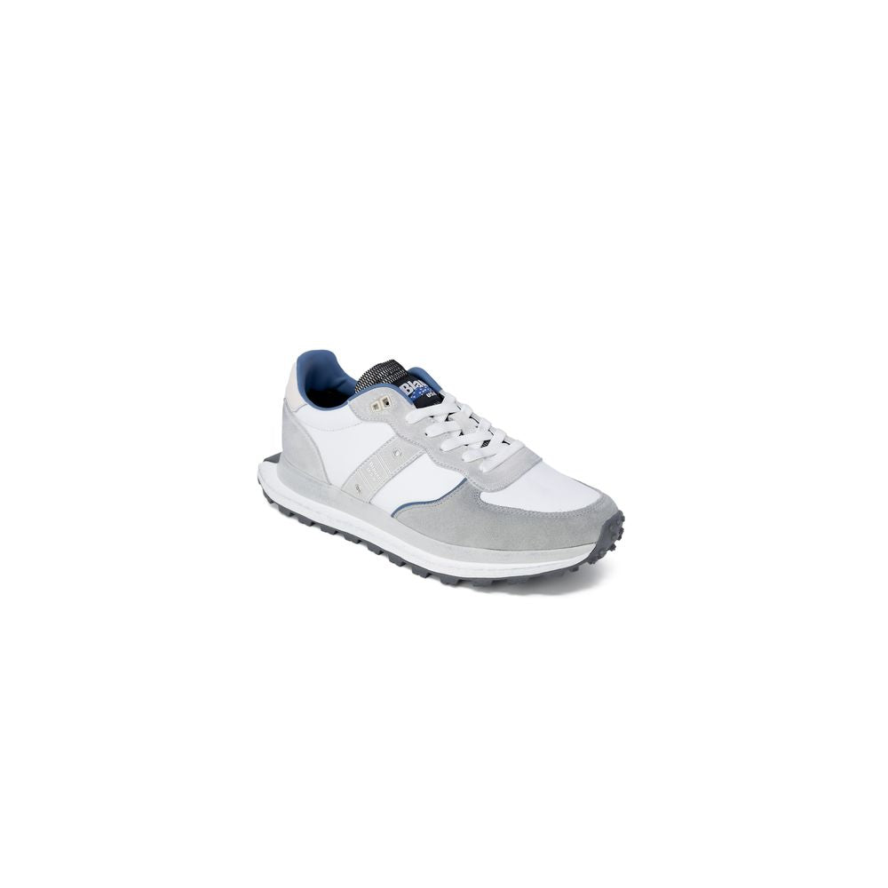 Blauer Gray Leather Athletic Sneakers