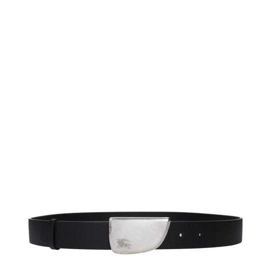 Burberry Black Leather Regular Belt