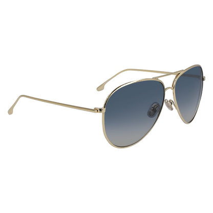 Victoria Beckham Gold Metal Sunglasses