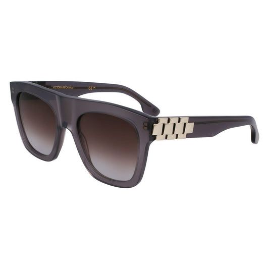 Victoria Beckham White Acetate Sunglasses