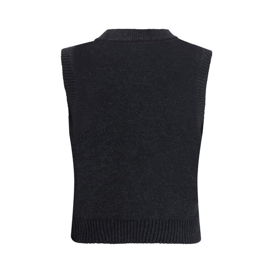 Ganni Black Wool Sweatshirt