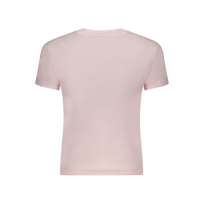 Tommy Hilfiger Rosa Cotton Women T-Shirt