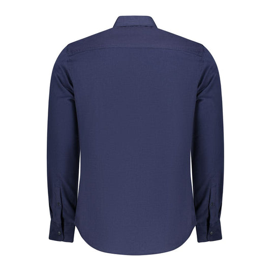 North Sails Blue Cotton Men Shirt