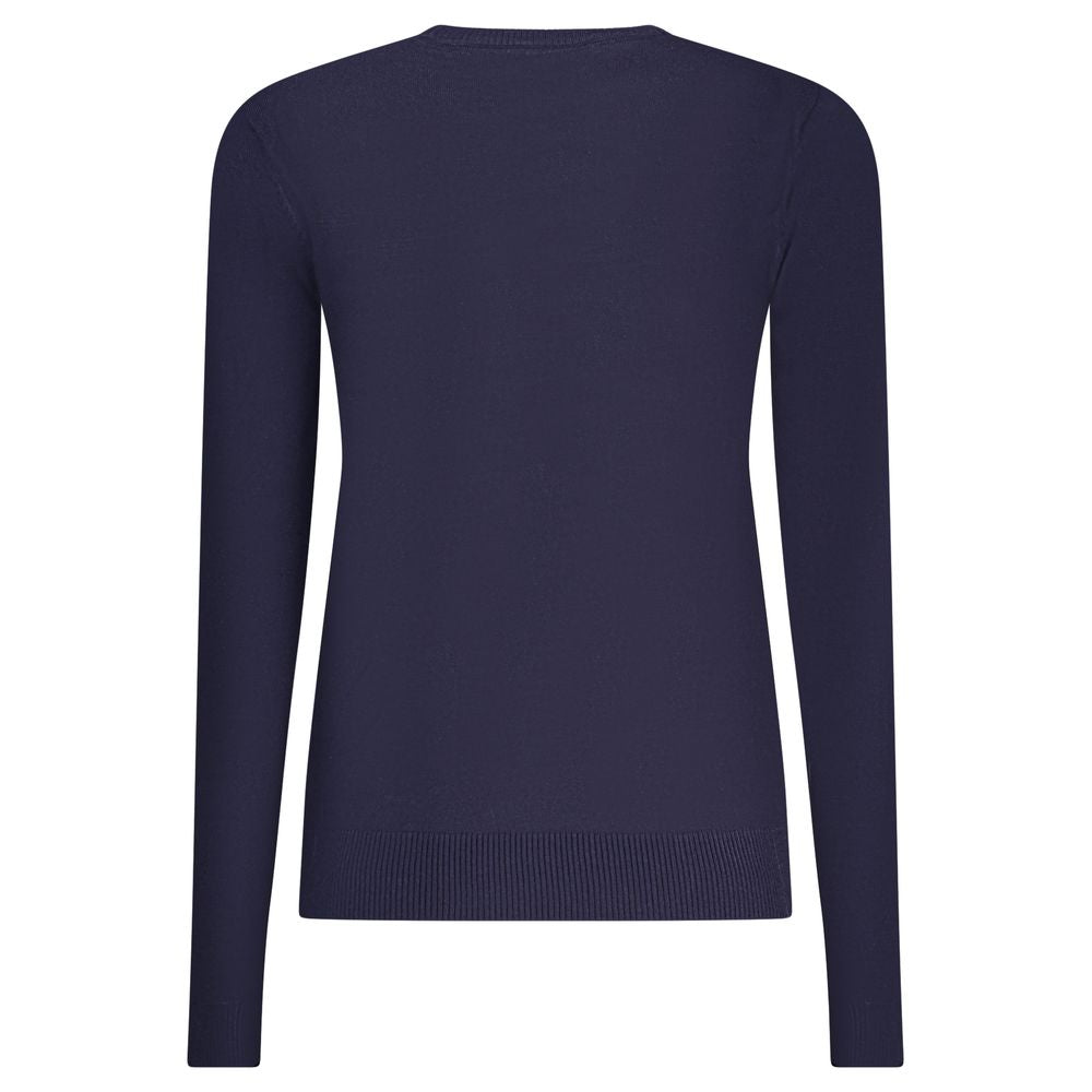 Norway 1963 Blu Viscose Donna Maglia