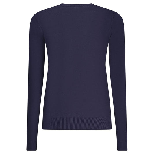 Norway 1963 Blu Viscose Donna Maglia