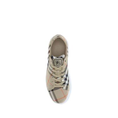 Burberry Multicolor Nylon Low Top Sneakers