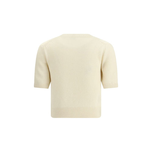 Burberry Cream Wool Sweatshirt