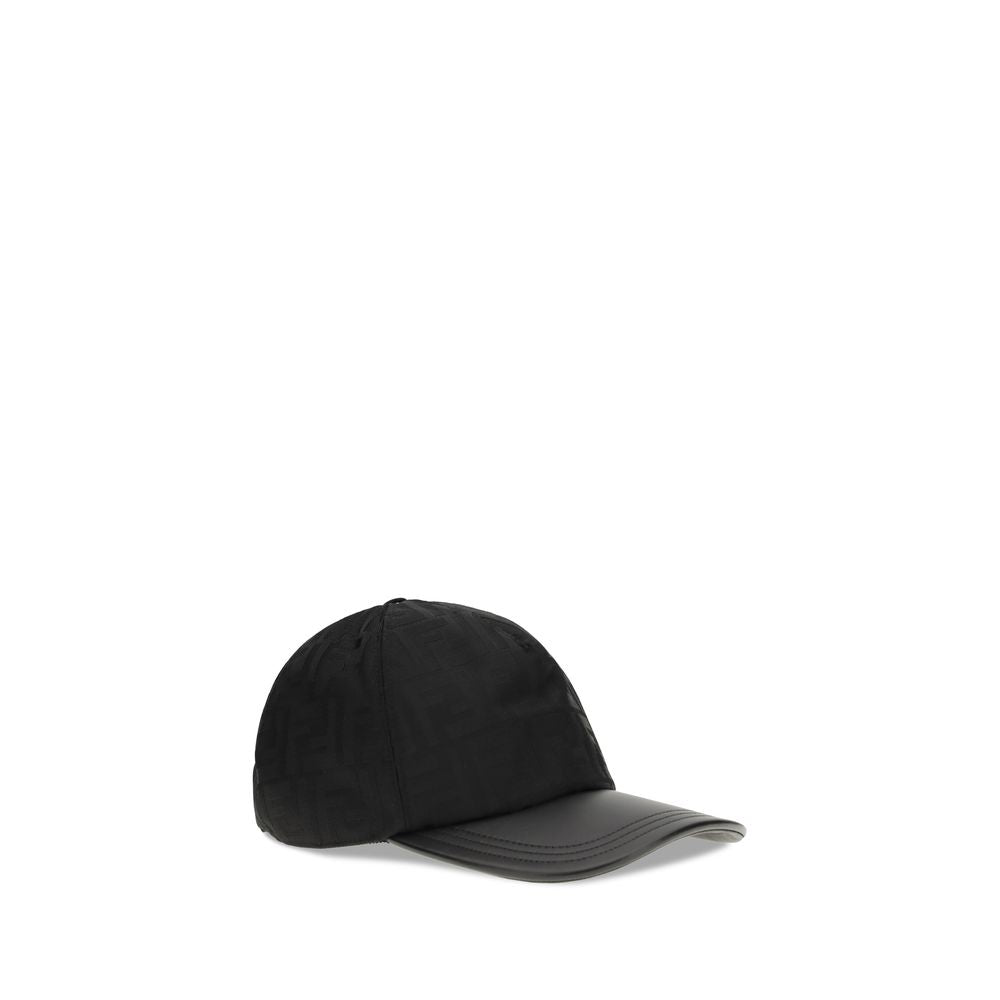 Fendi Black Polyamide Cap (Baseball Hat)