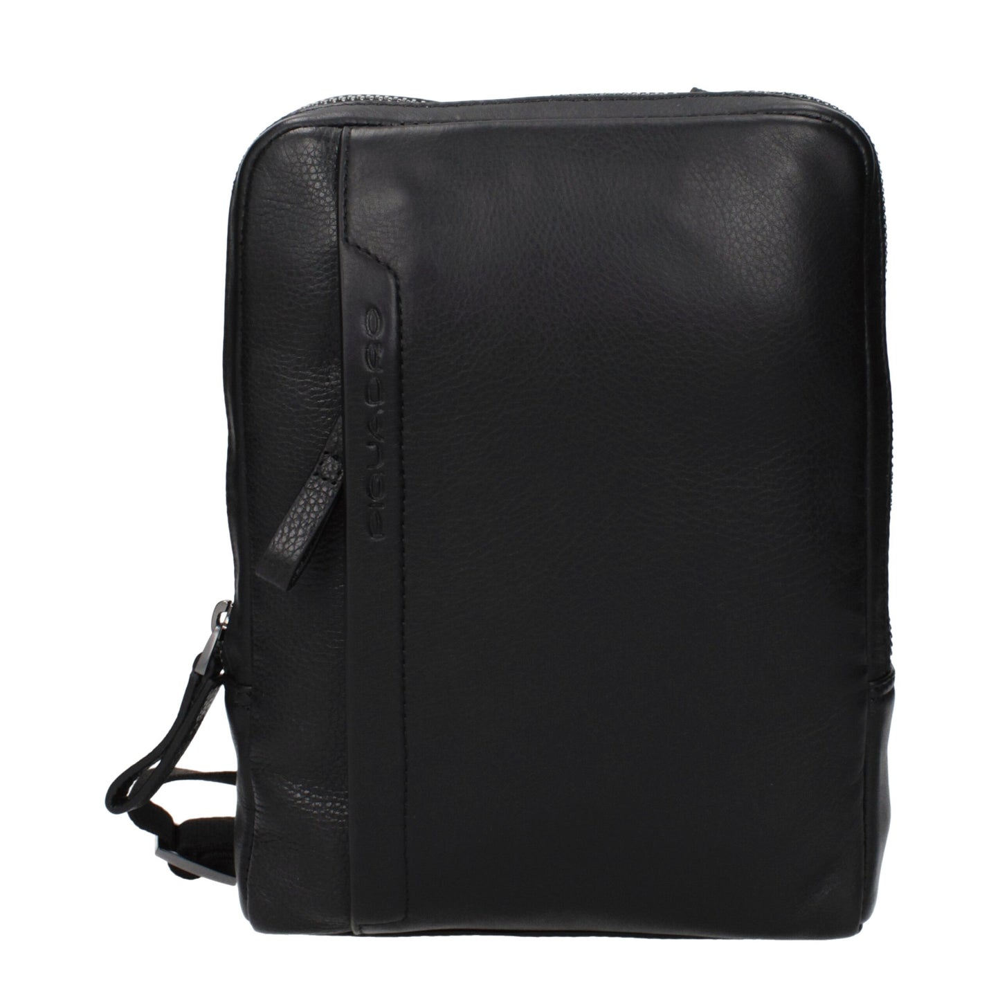 Piquadro Black Leather Crossbody Bag